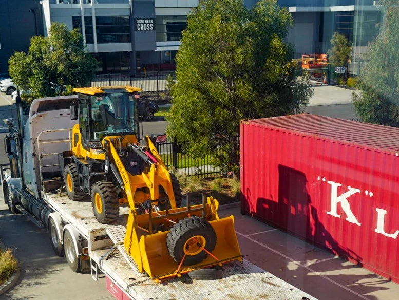 From Arrival to Action: Our Wheel Loader's Journey to Customer Delivery