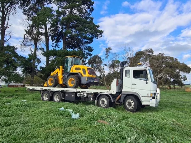 Celebrating Trust and Beauty: Our HM26 Wheel Loader at a Picturesque Farm