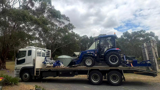 HandyMax 45HP cab tractor with multiple implements