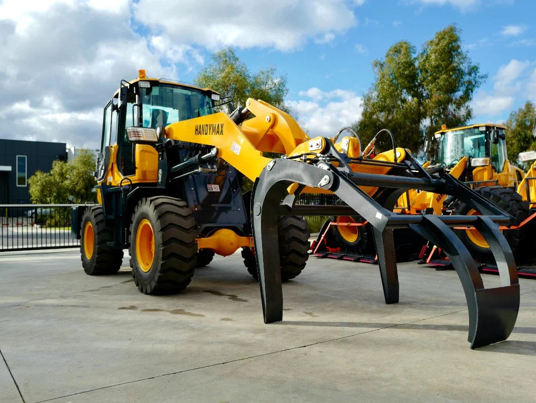 Efficiency Elevated: Unveiling the Versatile Log Grab Attachment for HANDYMAX Wheel Loader HM22