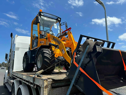 Our compact loader, the Handymax HM08, is en route to NSW!