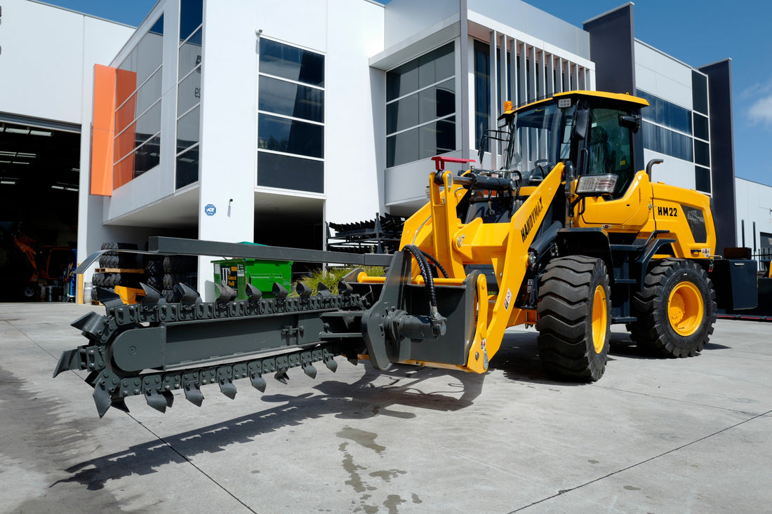 Unearthing Efficiency with HANDYMAX Wheel Loader Attachment: Trencher