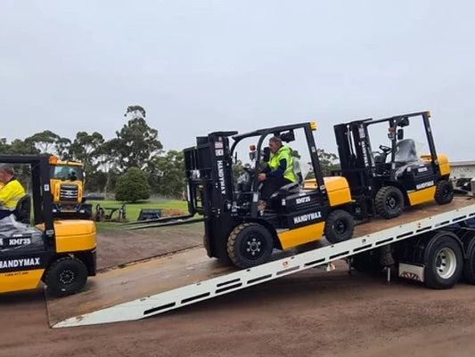 A Satisfied Customer's Success Story: Three New Forklifts Powering Business Growth with HANDYMAX