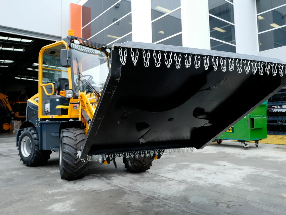 Boost Your Efficiency with Handymax Wheel Loader HM08 and Hydraulic Slasher Attachment