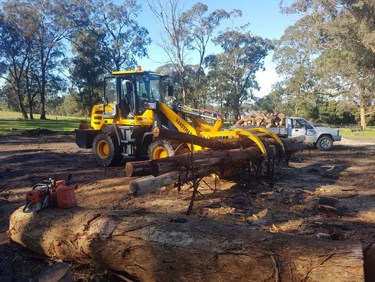 Satisfied Customer in the Wood Industry: A Testament to Our Wheel Loader's Excellence