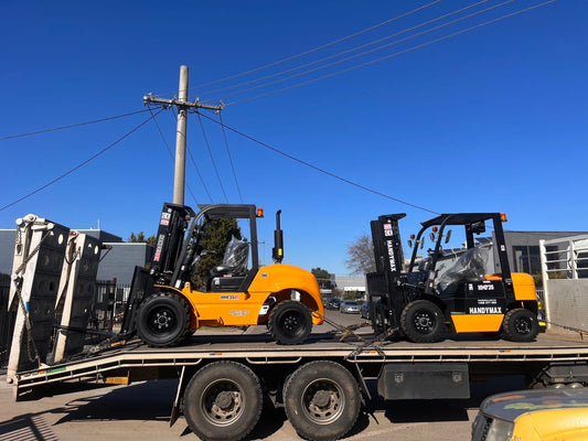 Great Weather, Great Day – Forklifts Delivered This Morning
