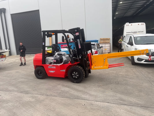 HandyMax HMF35-T45 Diesel Forklift with Crane Jib – Ready for Heavy Lifting