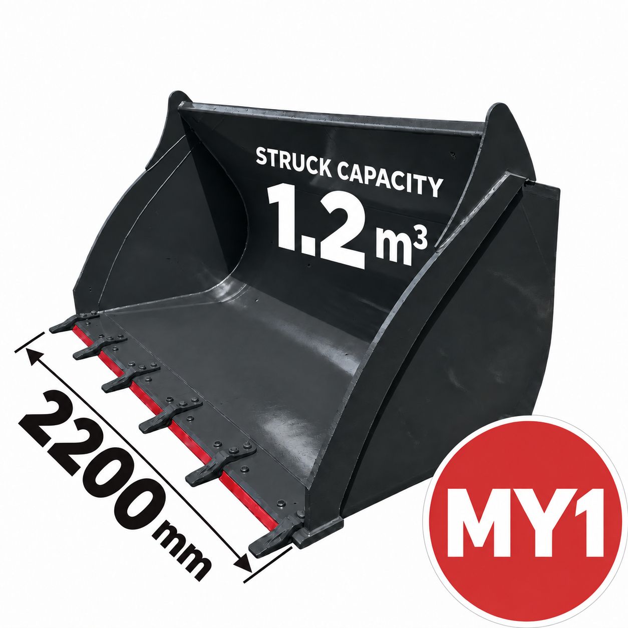 GP Bucket W2200, 1.2m³, MY1 GP Bucket W2200, MY1 - HandyMax