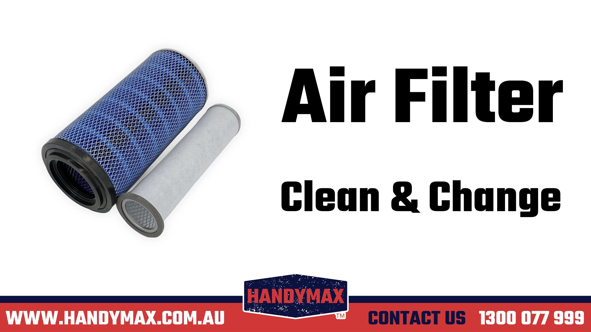 HandyMax_Front_End_Wheel_Loader_All_Terrain_Forklift_Air_Filter_Clean_and_Change